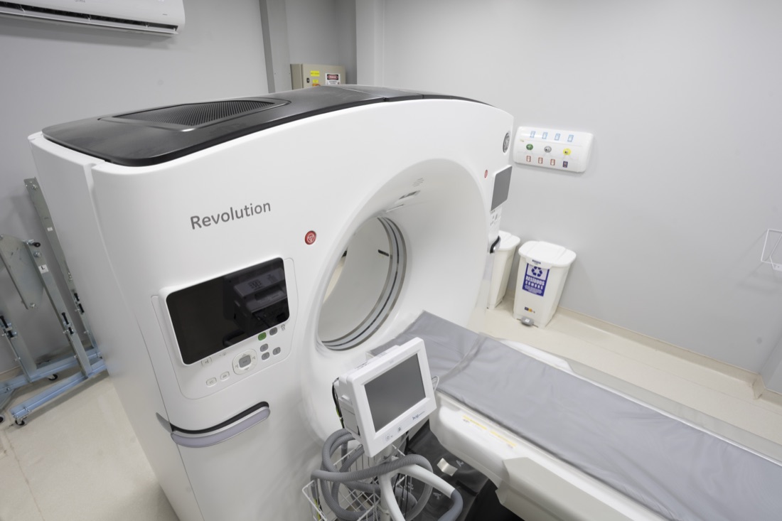 Sala de tomografia do Angiofisio Cardiocenter